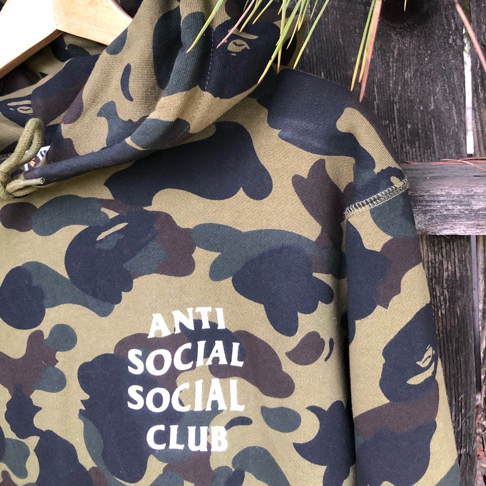 🦍🦍 Bape X Anti Social Social Club Hoodie - Picture 4 of 6